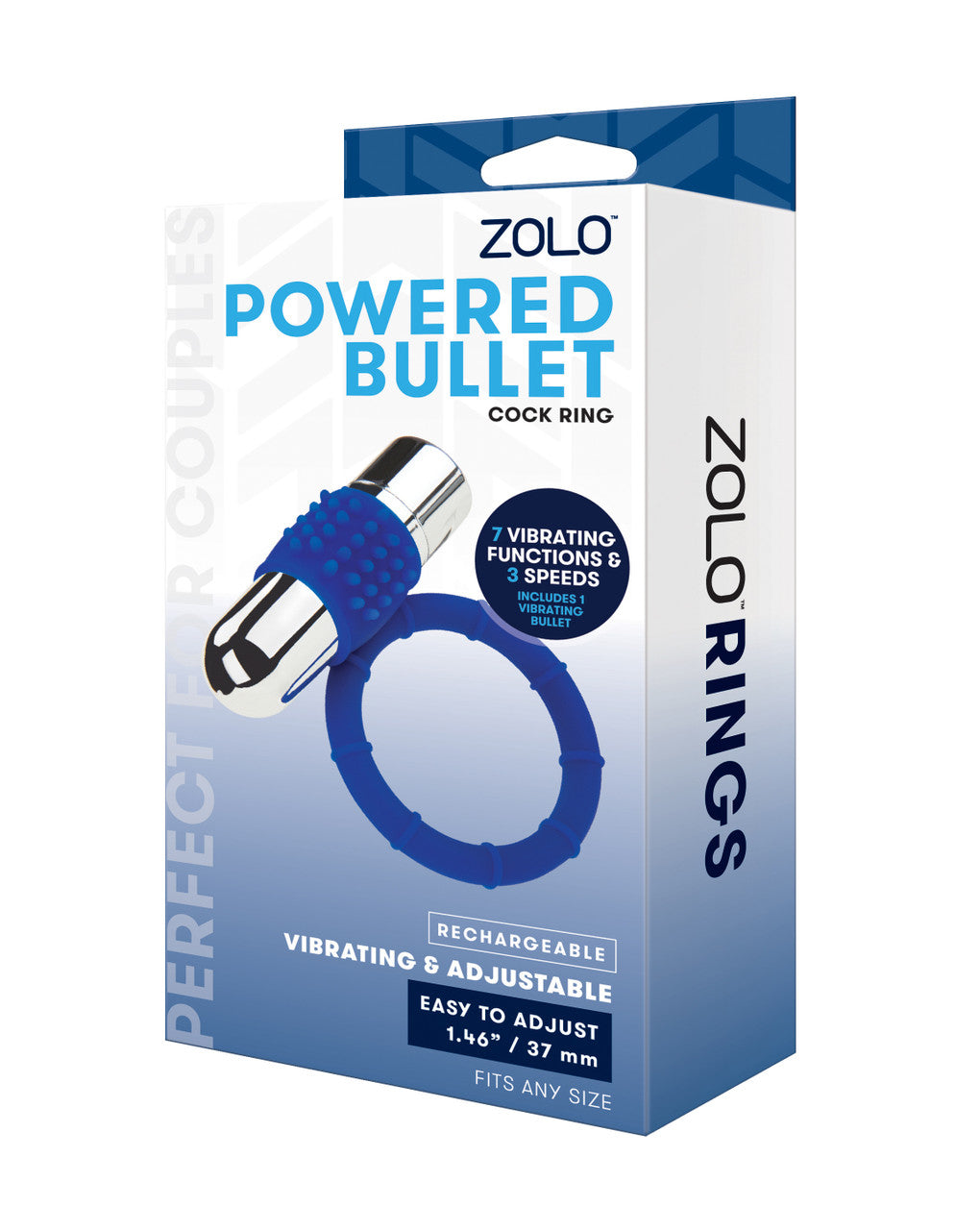 ZOLO RECHARGEABLE VIBRATING COCK RING